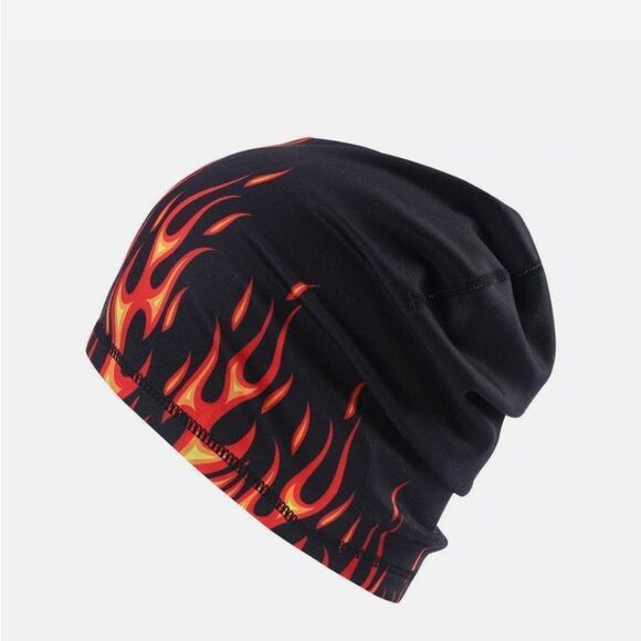 Fashion Unisex Women Men Beanie Hat Skull Fitted Plain Head Wrap Sport Wave Caps - Picture 2 of 3